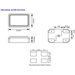 奧斯康利晶振,296-25.0M-9-20-G-S-TR晶振,SMD晶振