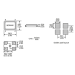 Bomar博馬爾晶振,BC63EFI120-30.000000,智能手機6G晶振